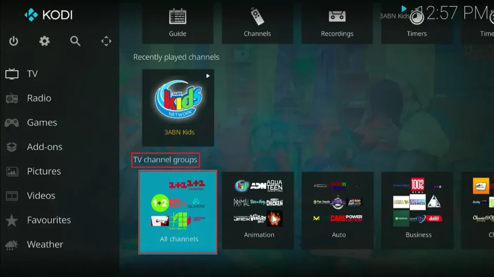 iptv smarter pro kodi chaine